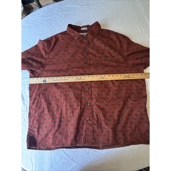 Duluth‎ Trading Untucked Relaxed Fit Farm Allover Tractors Men’s Sz 2XL Shirt - Picture 7 of 8